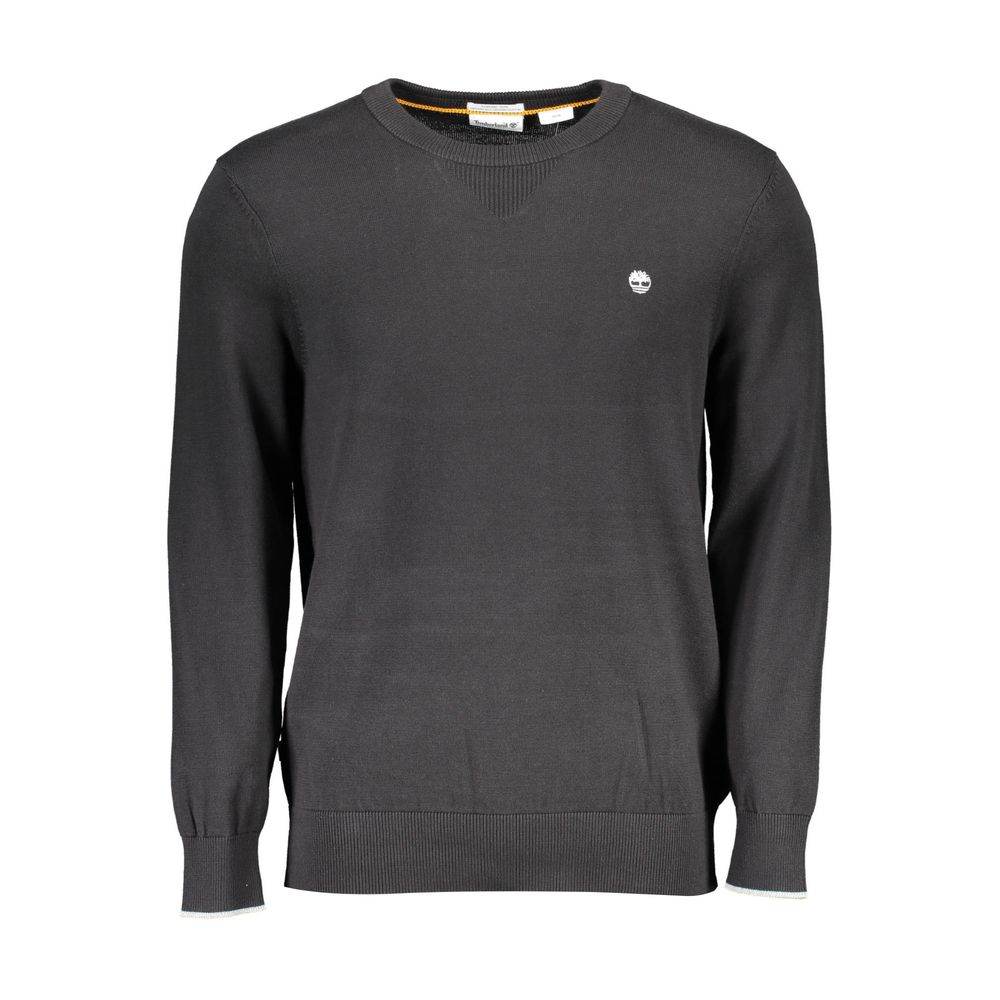 Timberland Black Cotton Sweater - Hilstor