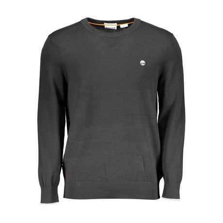 Timberland Black Cotton Sweater - Hilstor
