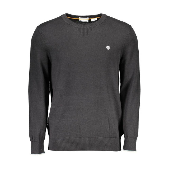 Timberland Black Cotton Sweater - Hilstor