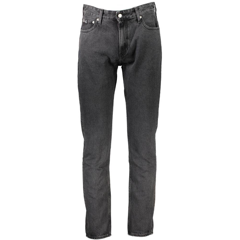 Calvin Klein Gray Cotton Men Jeans - Hilstor