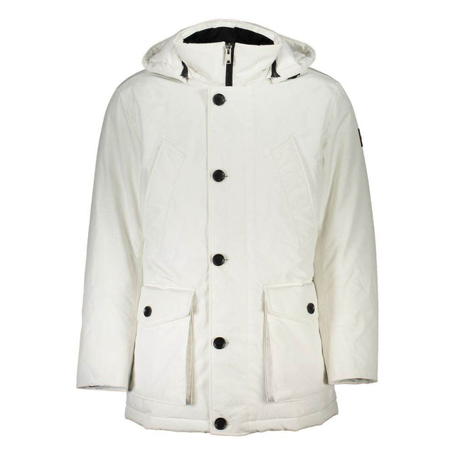 Hugo Boss White Polyamide Men's Jacket - Hilstor