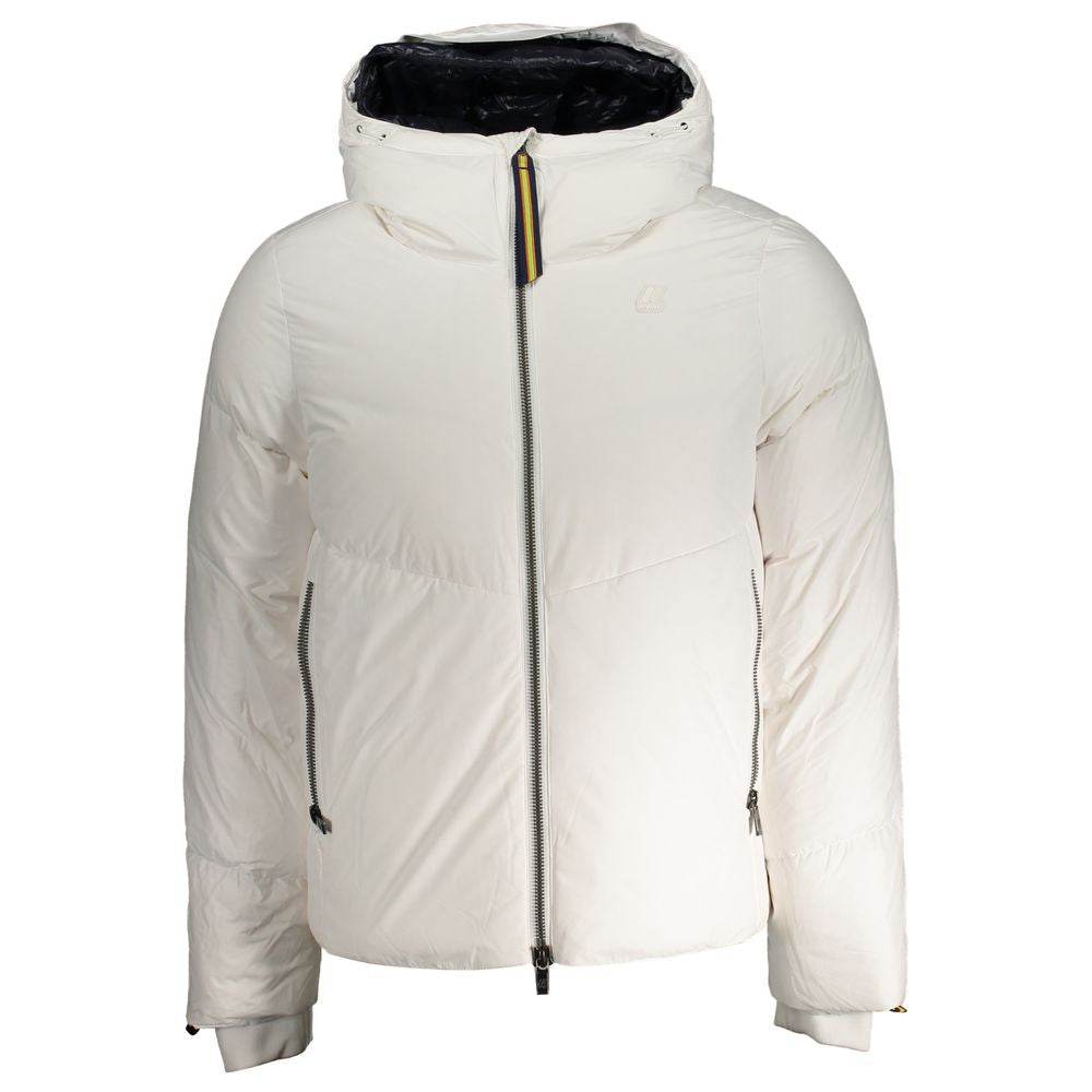 K-WAY White Polyester Men Jacket - Hilstor