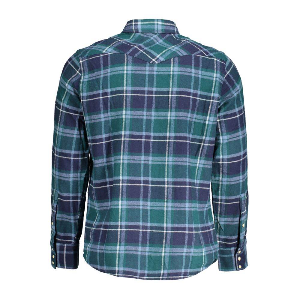 Wrangler Green Cotton Shirt - Hilstor