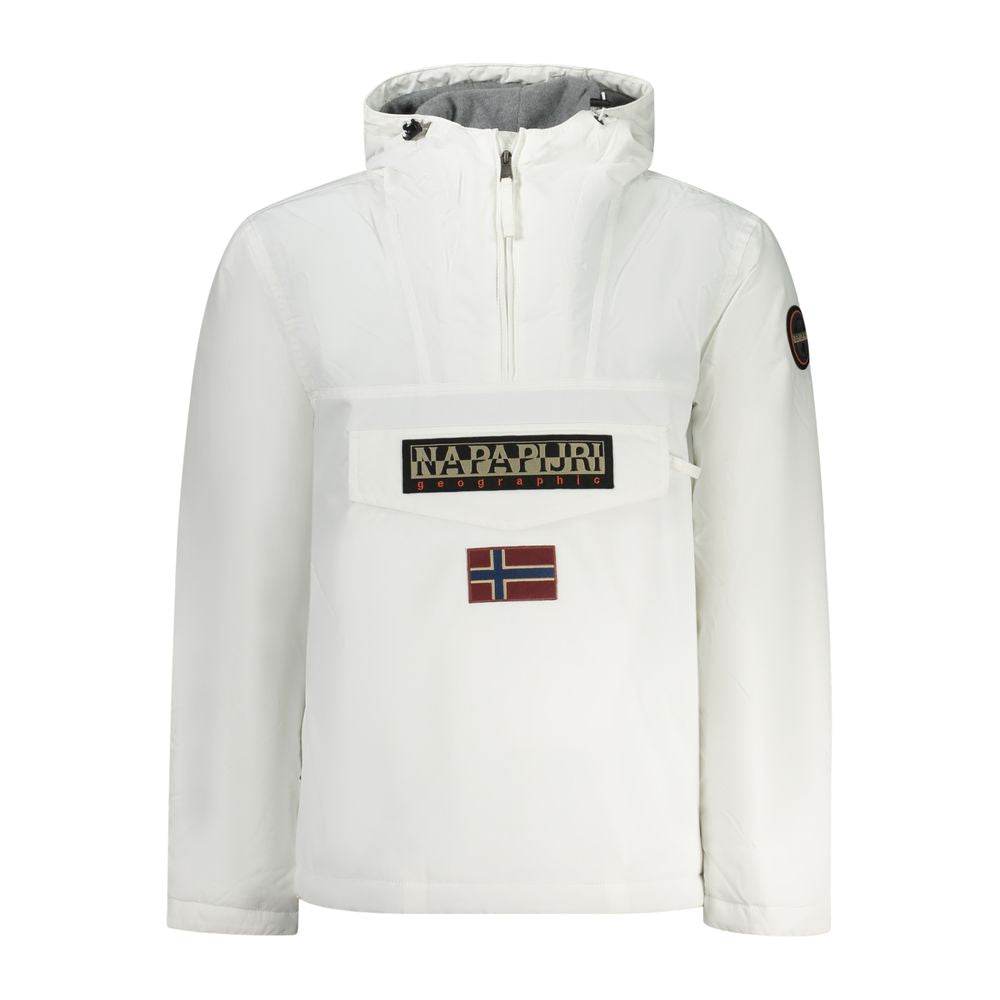 Napapijri White Polyamide Men Jacket - Hilstor