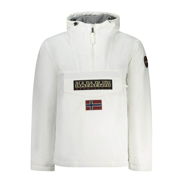 Napapijri White Polyamide Men Jacket - Hilstor
