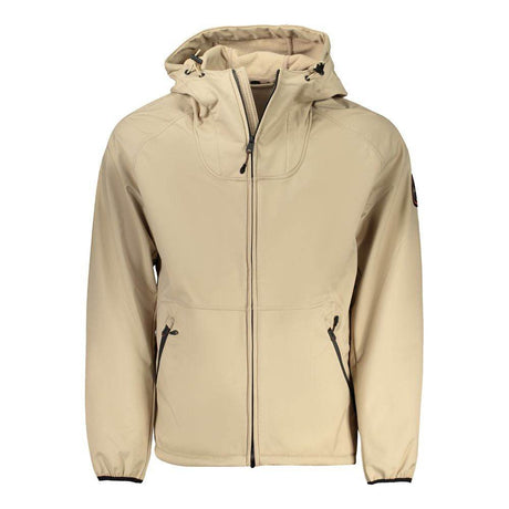 Napapijri Beige Recycled Polyester Men Jacket - Hilstor