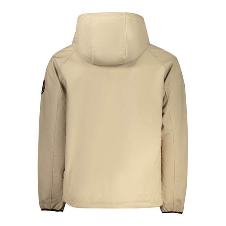 Napapijri Beige Recycled Polyester Men Jacket - Hilstor