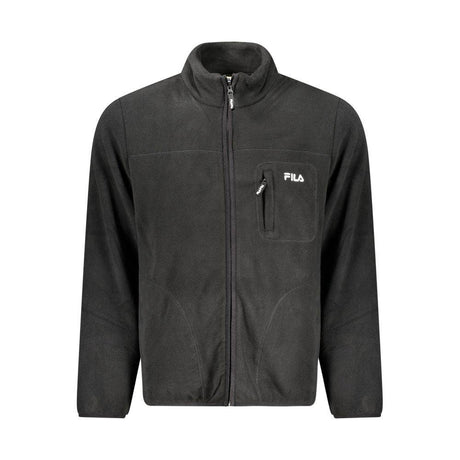 Fila Black Polyester Men Jacket - Hilstor
