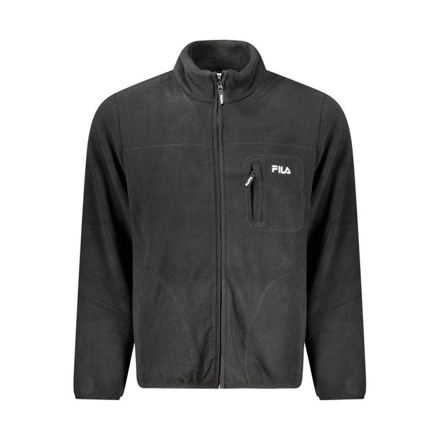 Fila Black Polyester Men Jacket - Hilstor