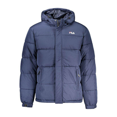 Fila Blue Polyester Men Jacket - Hilstor
