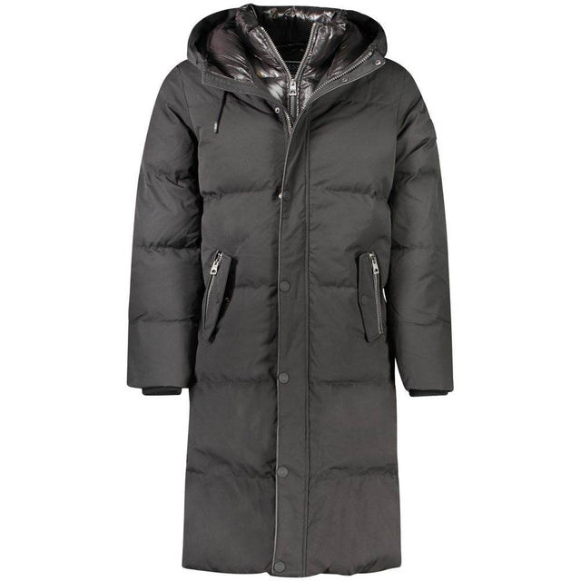 Guess Jeans Black Polyester Men Jacket - Hilstor