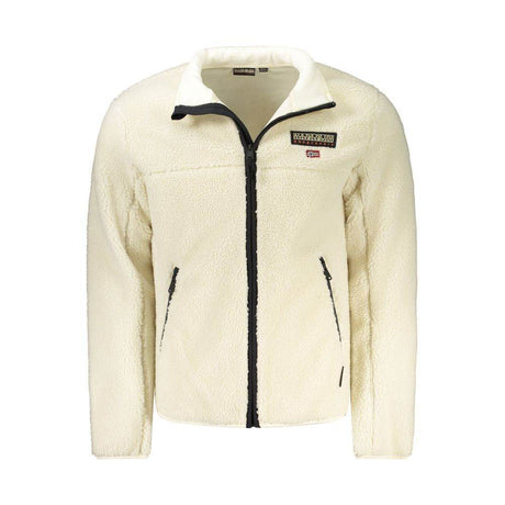 Napapijri White Polyester Men Jacket - Hilstor