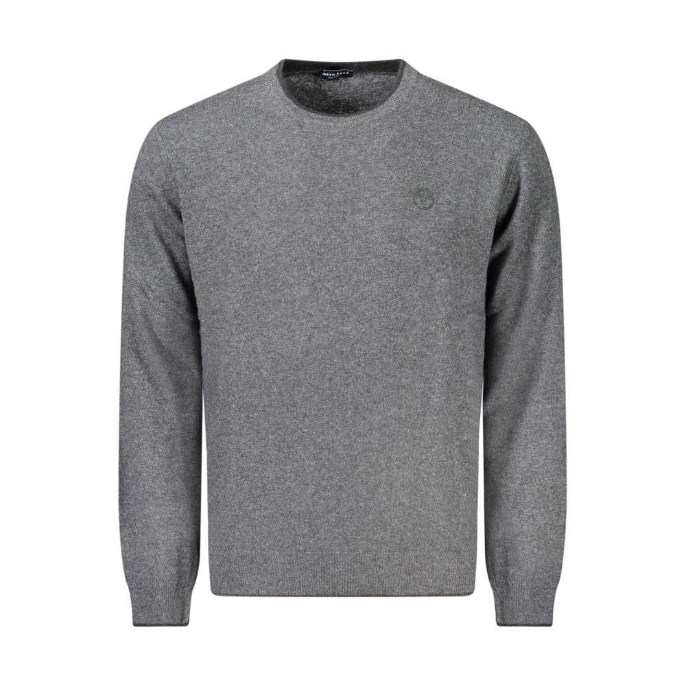 North Sails Gray Cashmere Sweater - Hilstor