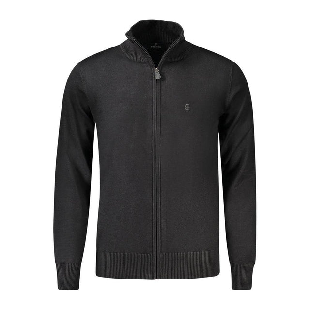 Coveri Moving Black Nylon Sweater - Hilstor