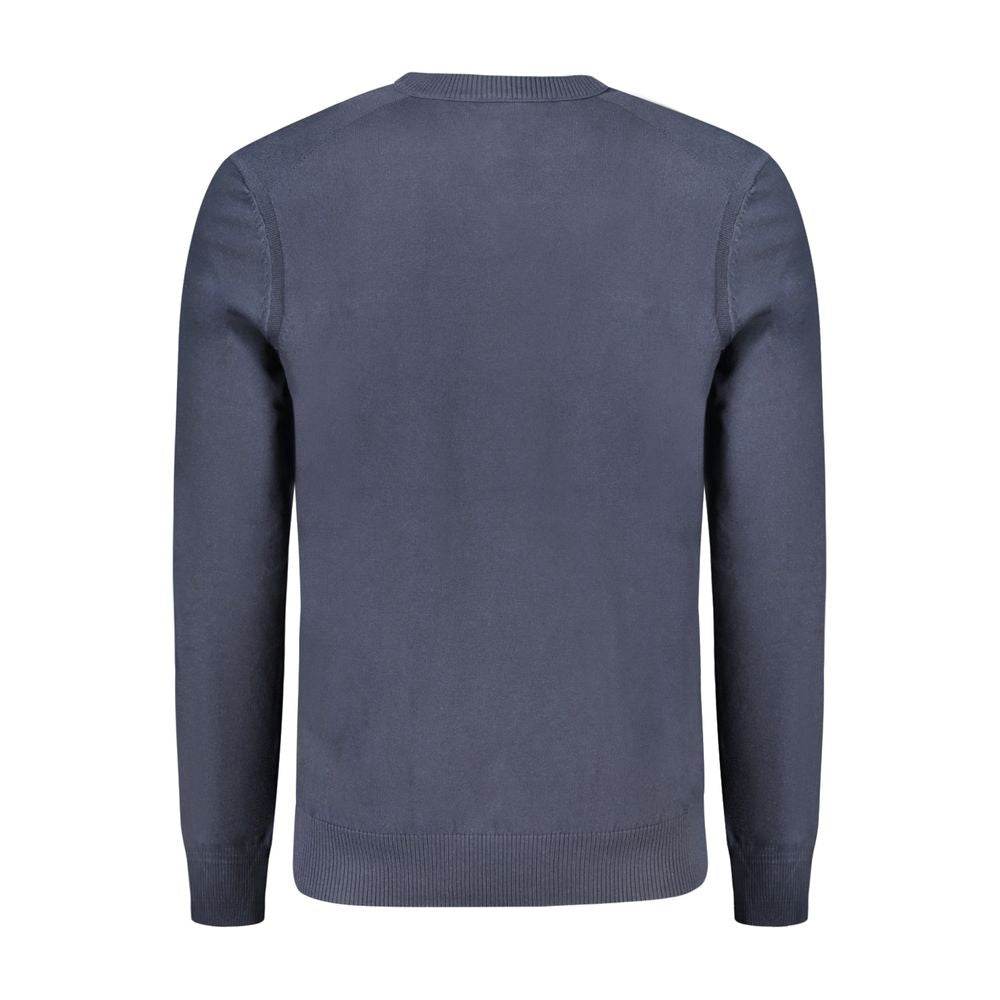 Hugo Boss Blue Cotton Sweater - Hilstor