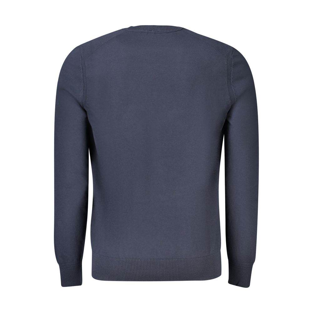 Hugo Boss Blue Cotton Sweater - Hilstor
