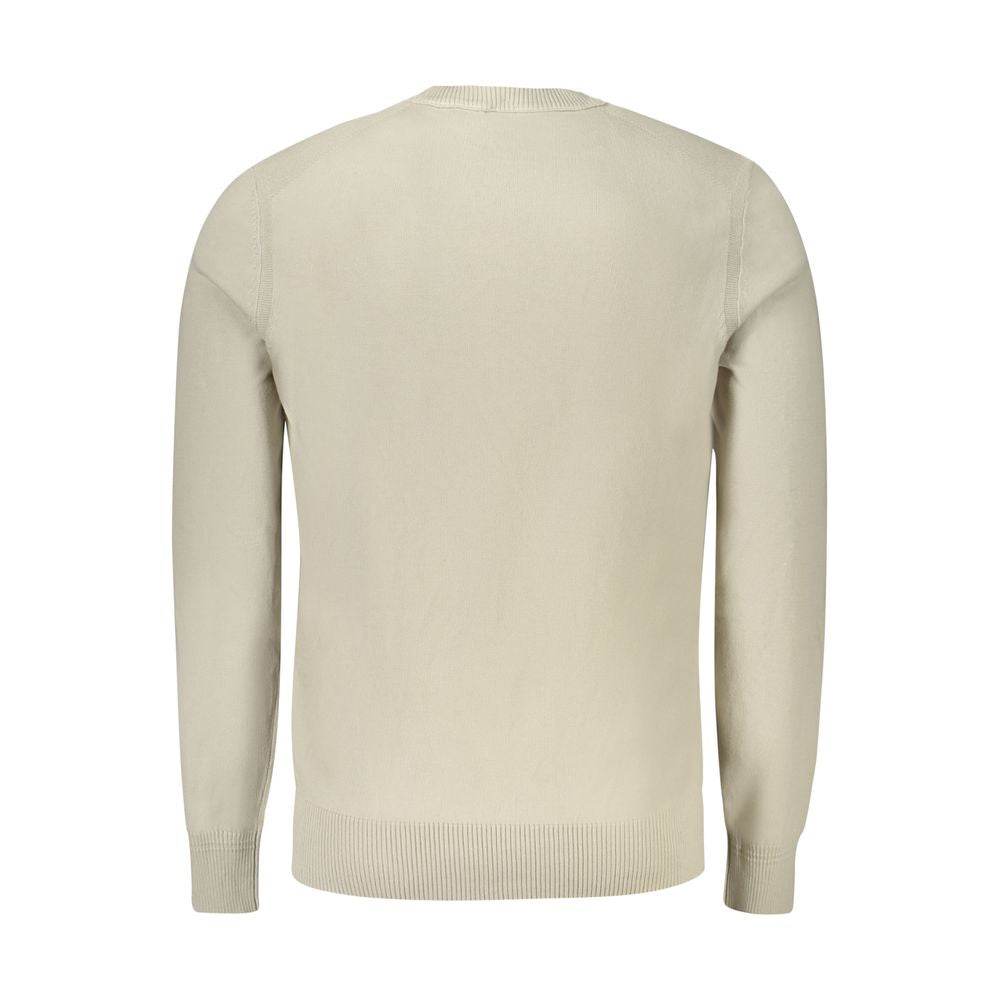 Hugo Boss Beige Cotton Sweater - Hilstor