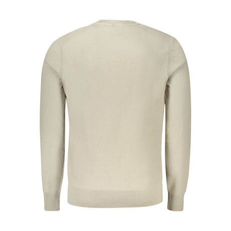 Hugo Boss Beige Cotton Sweater - Hilstor