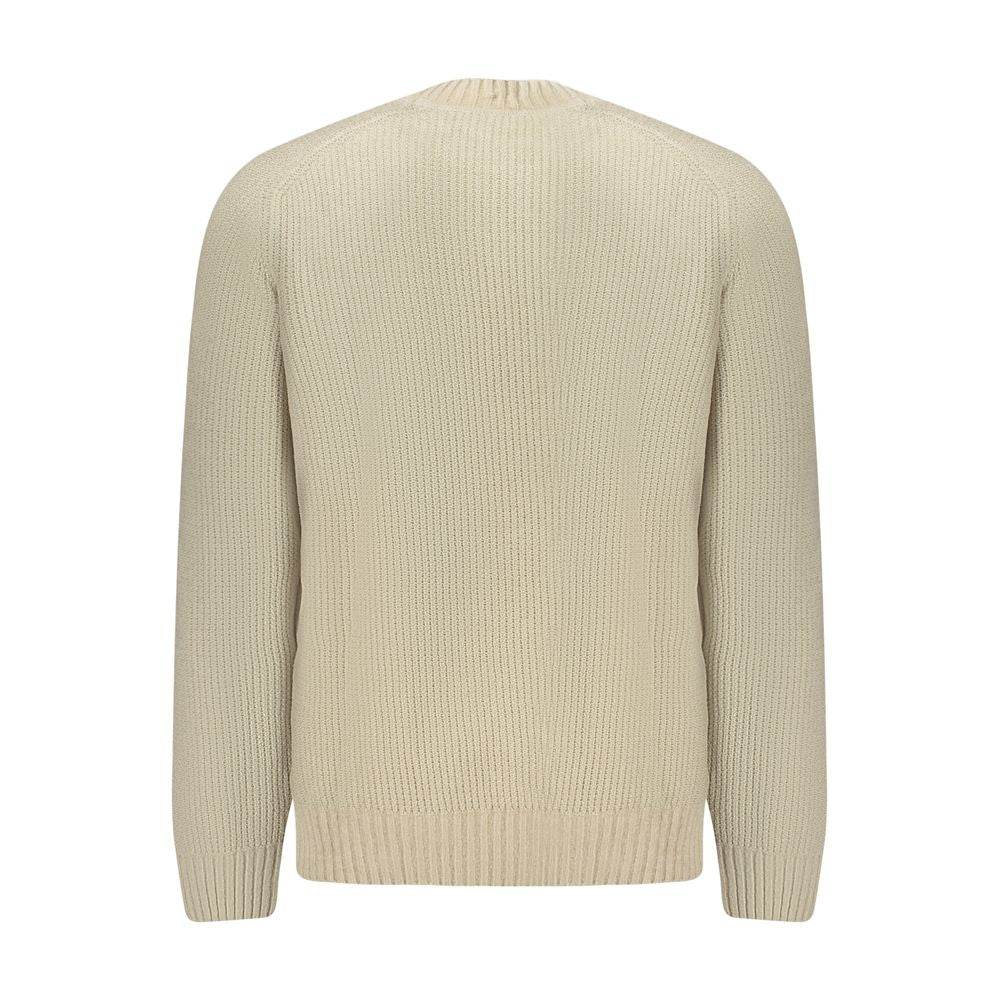 Hugo Boss Beige Cotton Sweater - Hilstor
