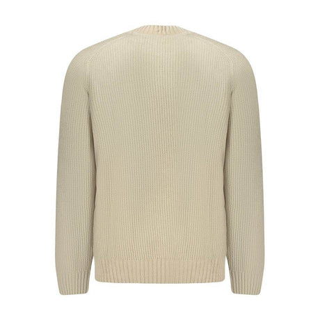 Hugo Boss Beige Cotton Sweater - Hilstor