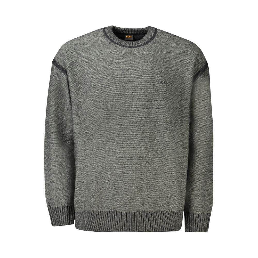 Hugo Boss Gray Wool Sweater - Hilstor