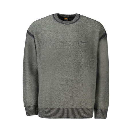 Hugo Boss Gray Wool Sweater - Hilstor