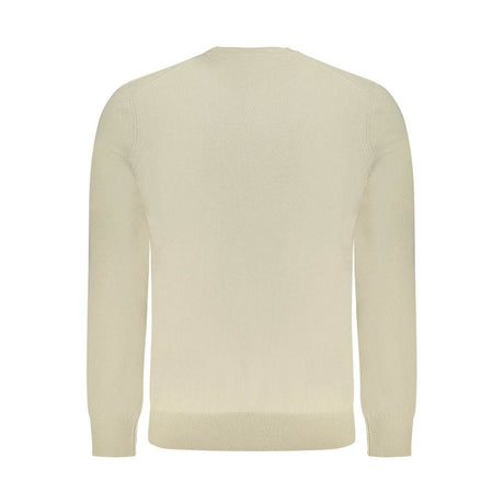 Hugo Boss Beige Cotton Sweater - Hilstor