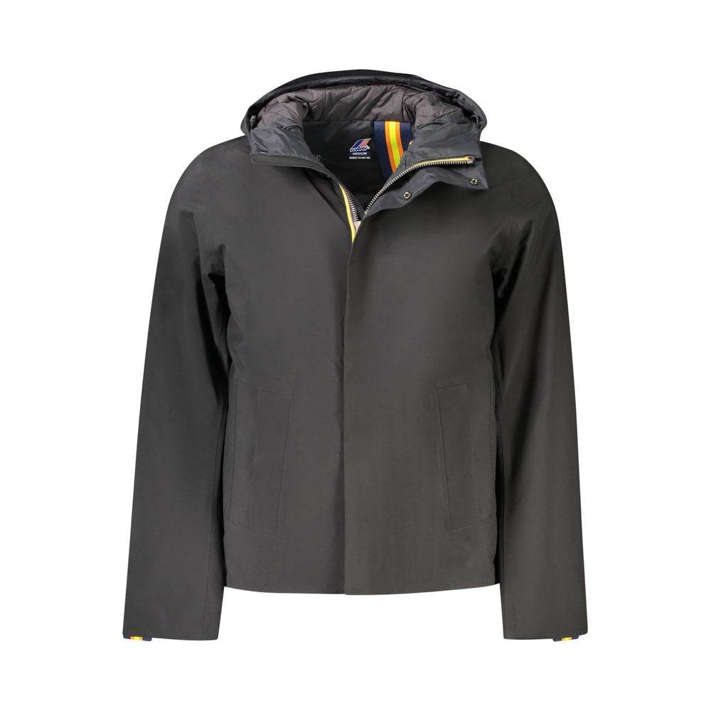K-WAY Black Polyester Men Jacket - Hilstor