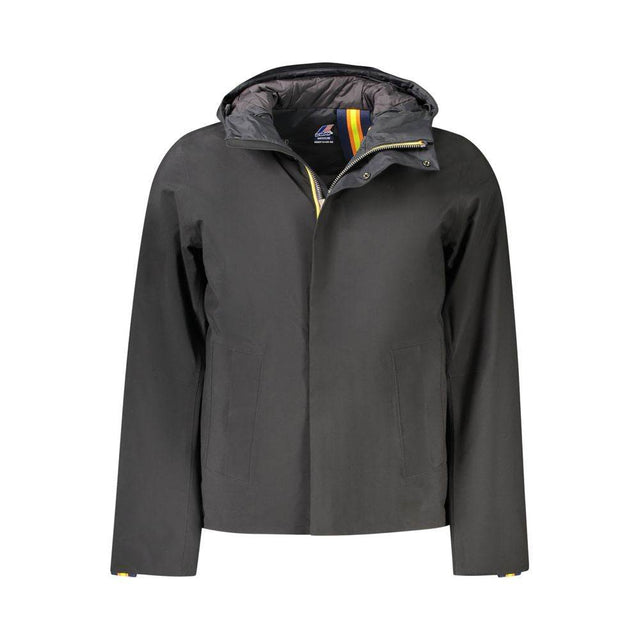 K-WAY Black Polyester Men Jacket - Hilstor