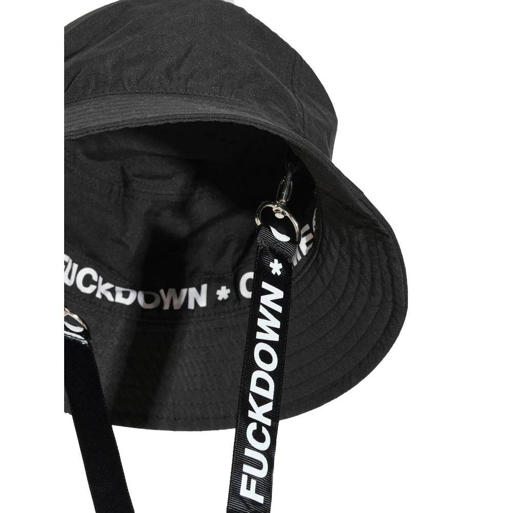 Comme Des Fuckdown Black Polyester Men Fisherman Hat - Hilstor
