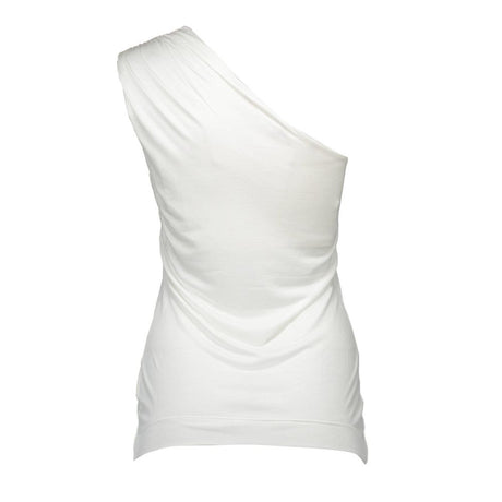 Love Moschino White Elastane Tops & T-Shirt