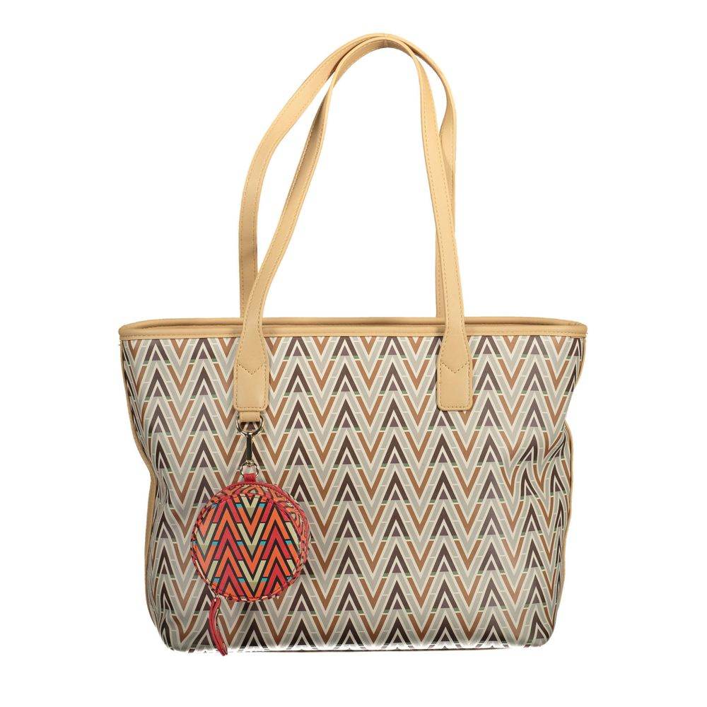 Mario Valentino Beige Polyethylene Handbag - Hilstor