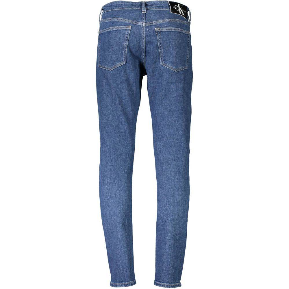 Calvin Klein Blue Cotton Men Jeans - Hilstor