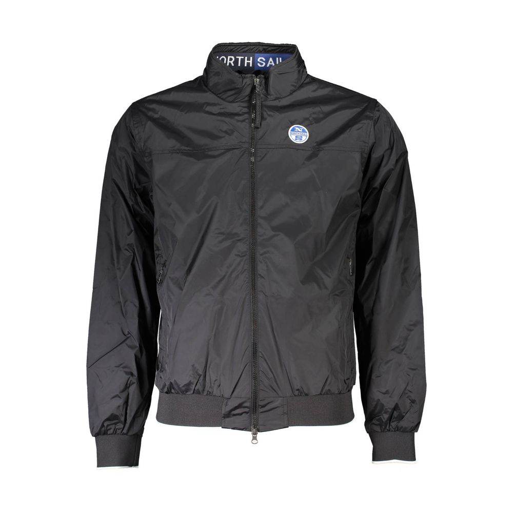 North Sails Black Nylon Men Jacket - Hilstor