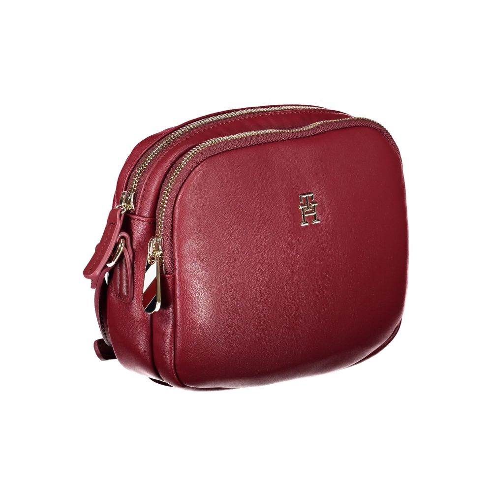 Tommy Hilfiger Red Polyester Handbag - Hilstor