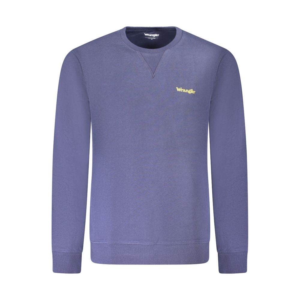 Wrangler Blue Cotton Men Sweater - Hilstor