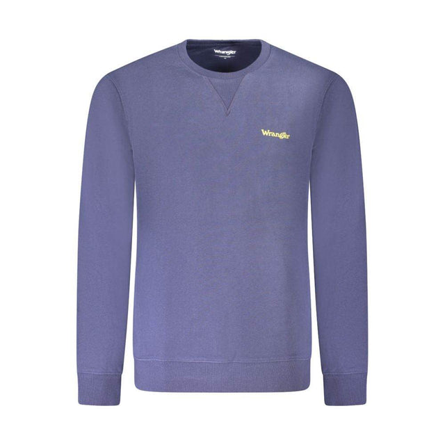 Wrangler Blue Cotton Men Sweater - Hilstor