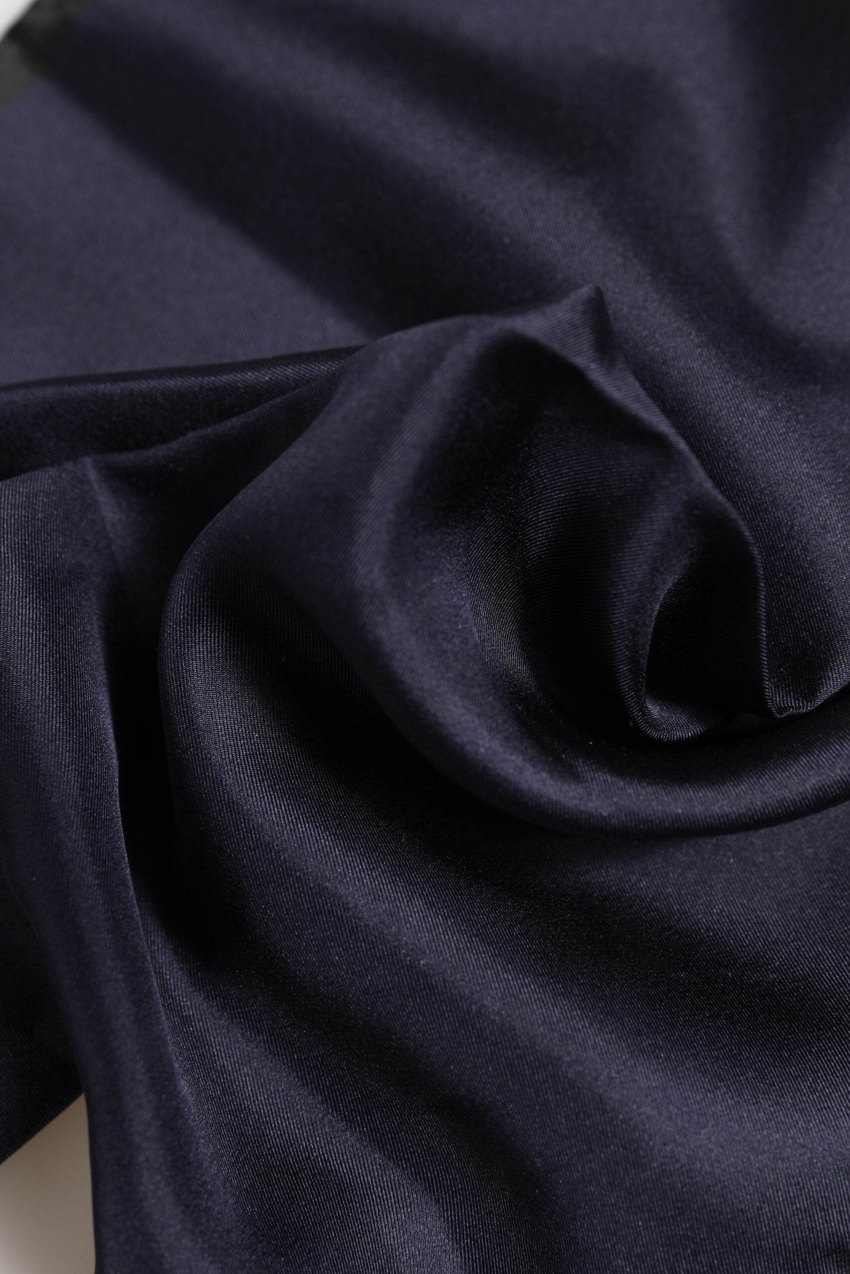 Dolce & Gabbana Blue DG Crown Silk Square Men Foulard Scarf - Hilstor