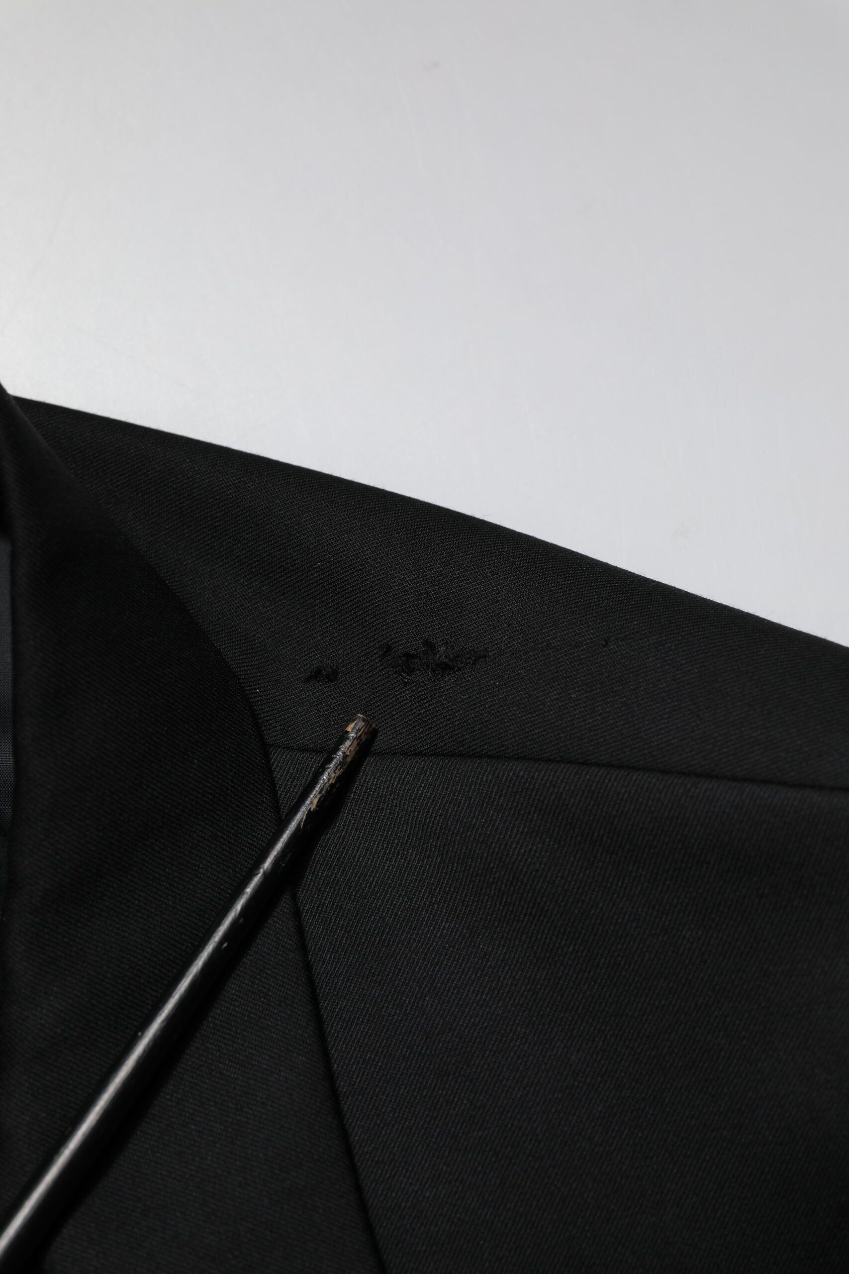 Emporio Armani Sort Dobbeltradet Herrejakke Suit Blazer