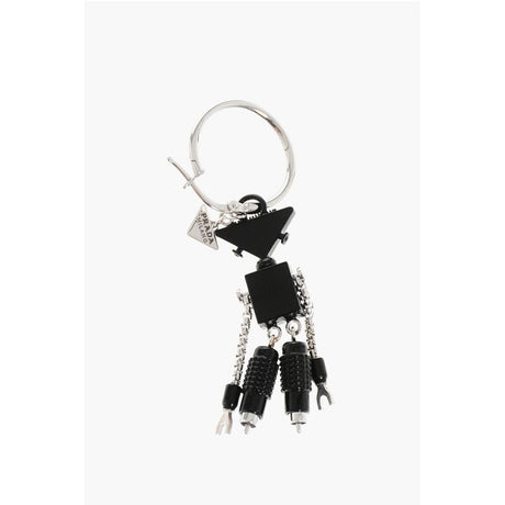 Prada Silver ROBOT Single Earring