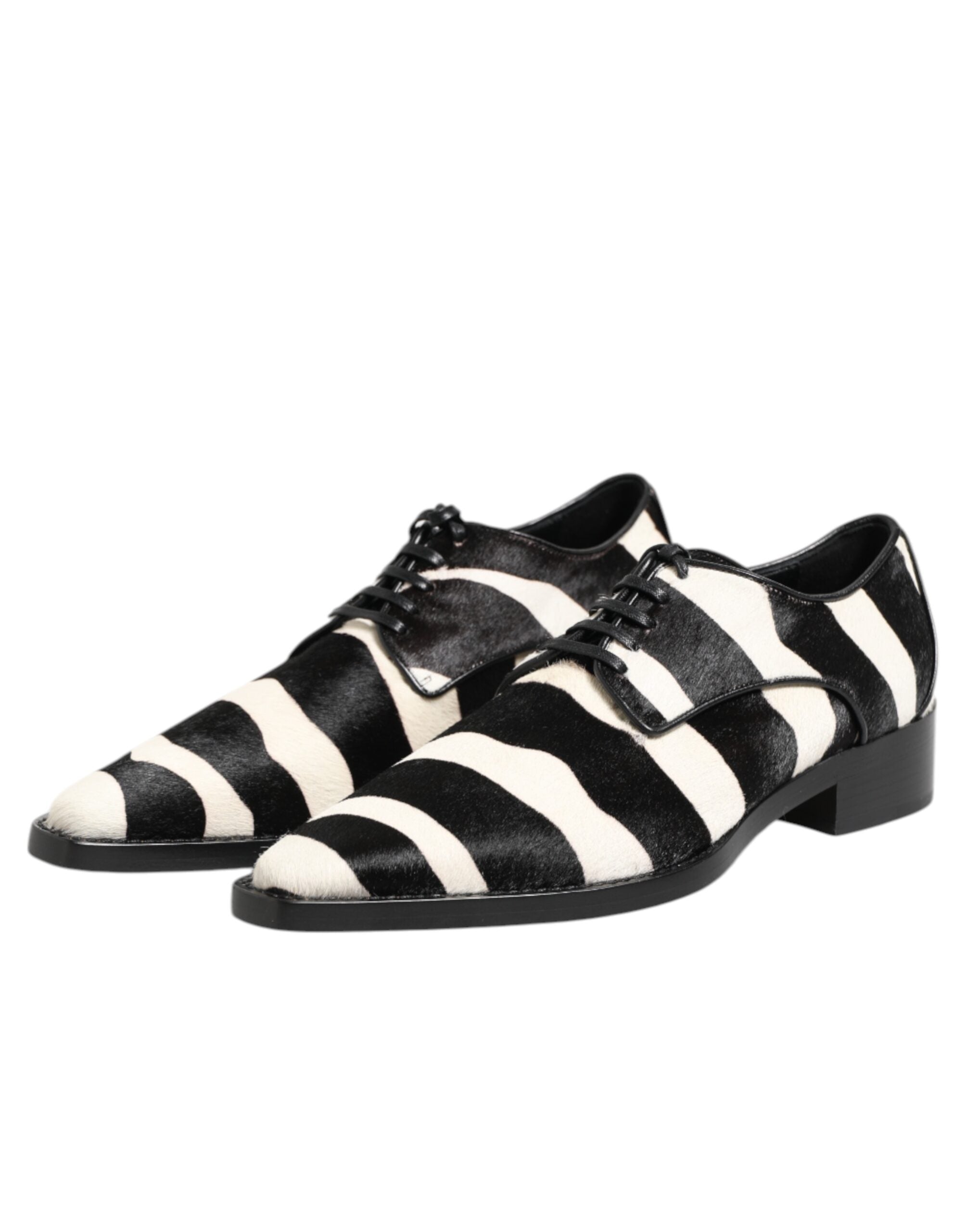 Dolce &amp; Gabbana Svarta Vita Zebra Ponnypäls Finskor