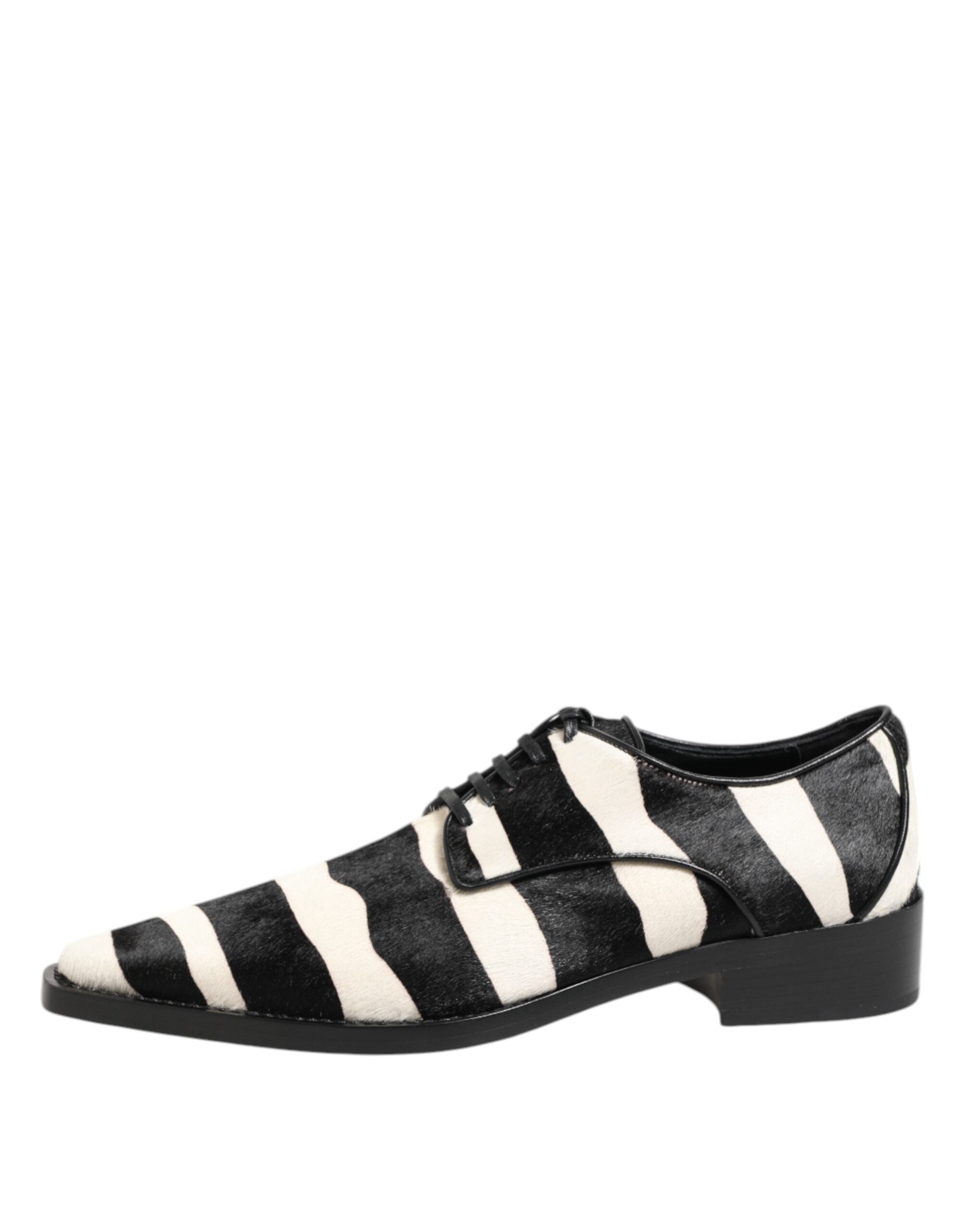 Dolce &amp; Gabbana Svarta Vita Zebra Ponnypäls Finskor