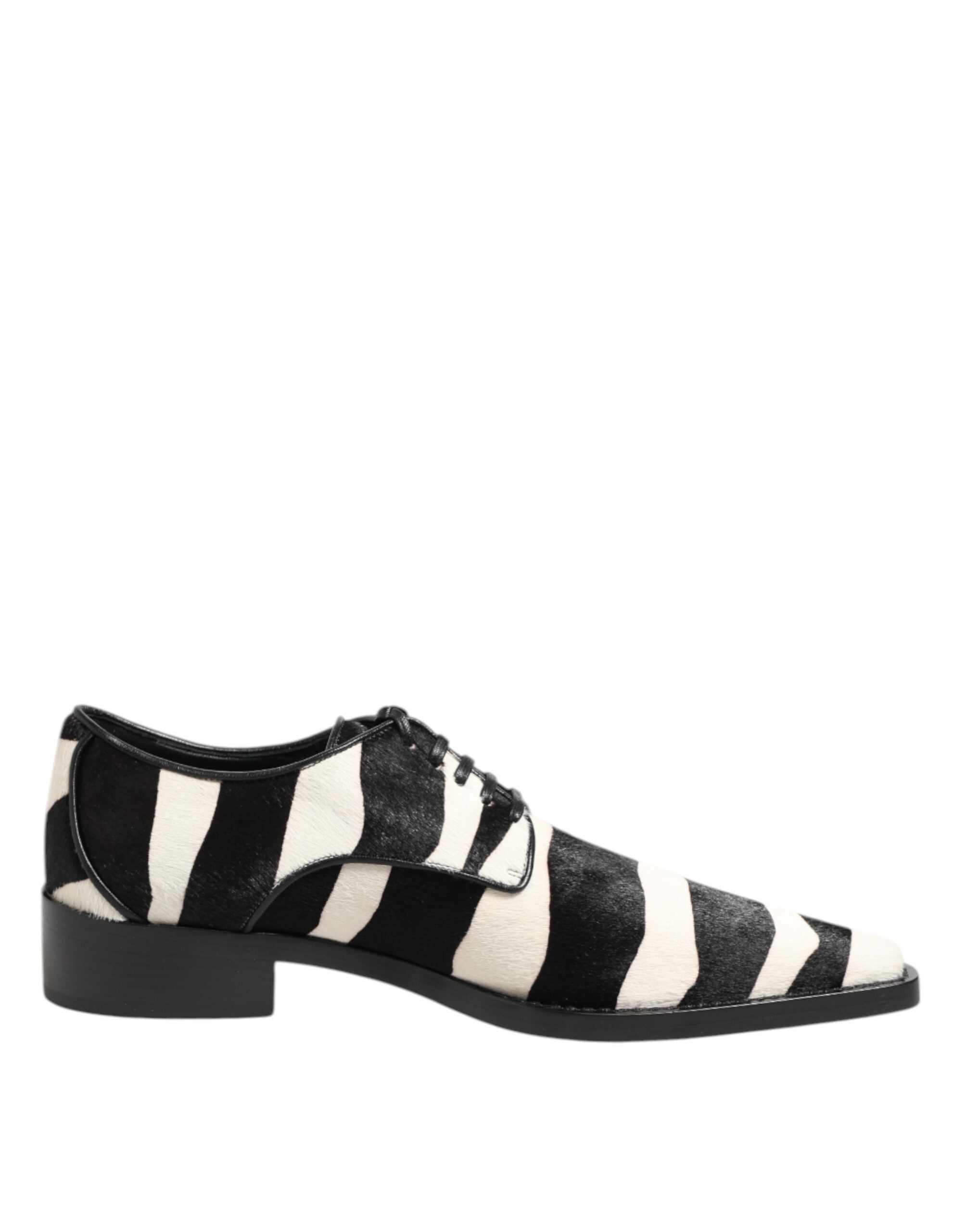 Dolce &amp; Gabbana Svarta Vita Zebra Ponnypäls Finskor