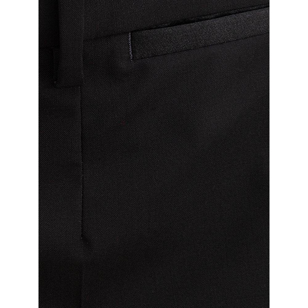 Dolce & Gabbana Black Wool Pant - Hilstor