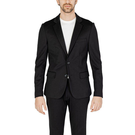 Antony Morato Black Polyester Blazer - Hilstor