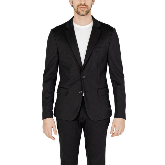 Antony Morato Black Polyester Blazer - Hilstor