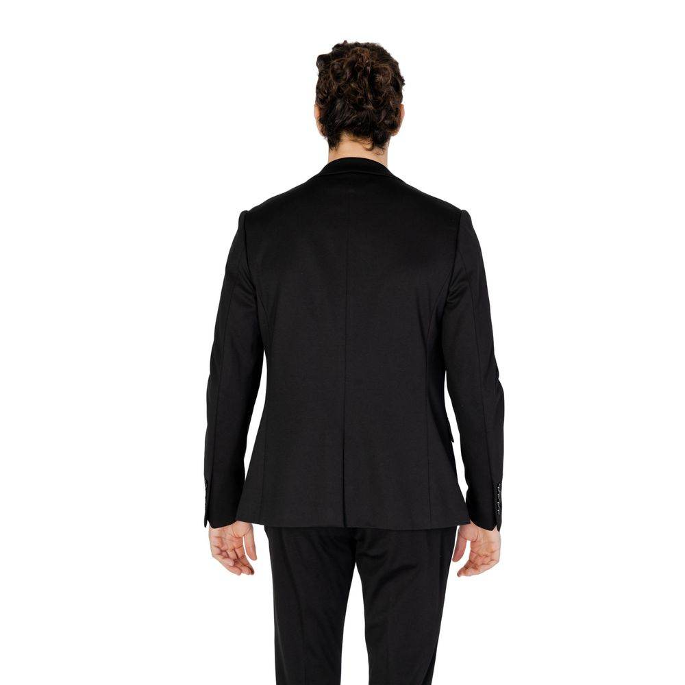 Antony Morato Black Polyester Blazer - Hilstor