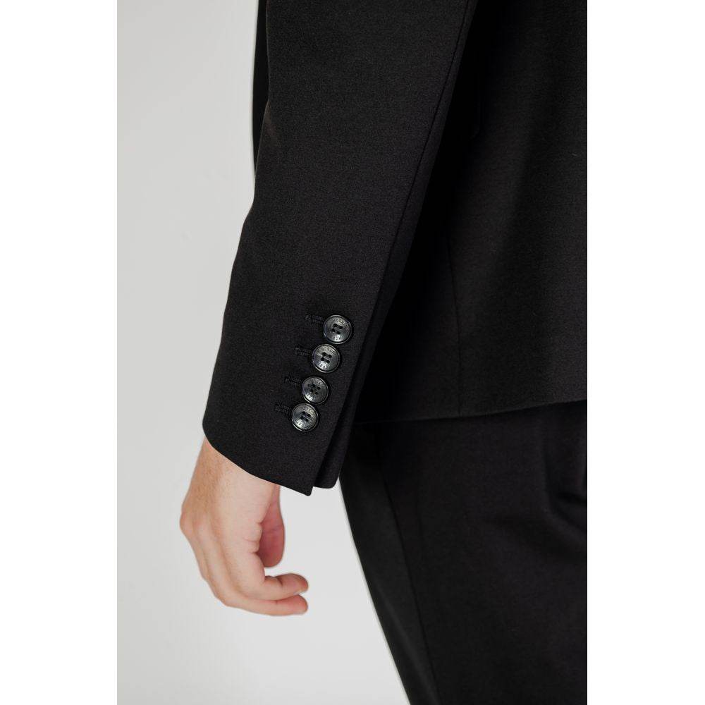Antony Morato Black Polyester Blazer - Hilstor