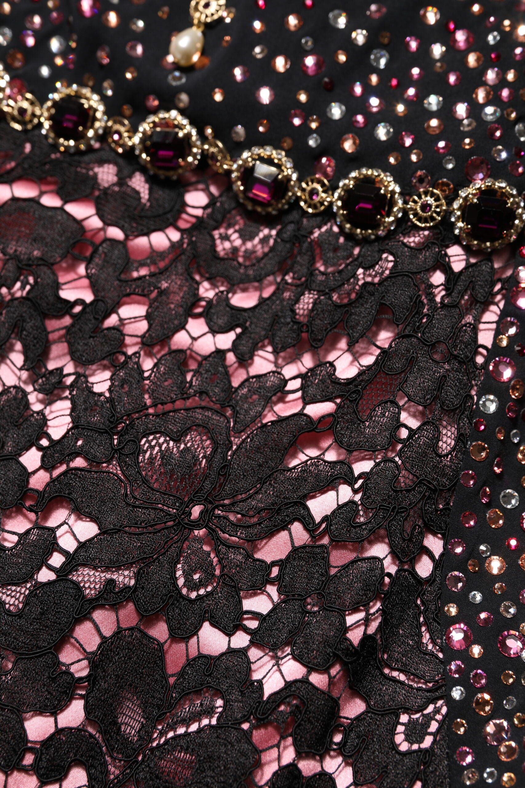 Dolce &amp; Gabbana flerfarvet udsmykket havfruekjole