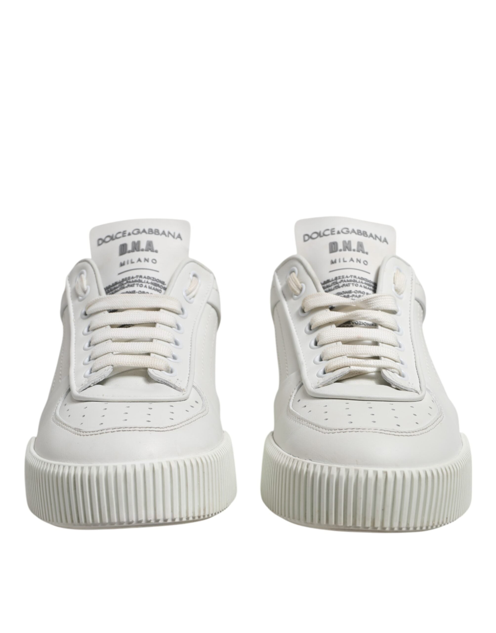 Dolce &amp; Gabbana Vita Miami Läder Låga Sneakers Herrskor